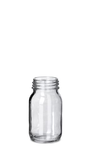 100 ml glass jar series Widemouth glass