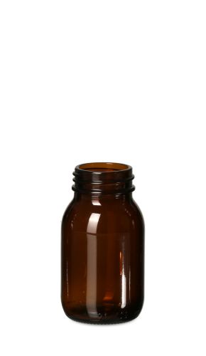 125 ml glass jar series Widemouth glass