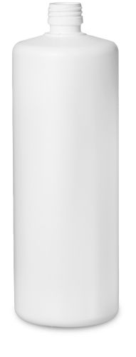 1000 ml HDPE zylindrische Rundflasche