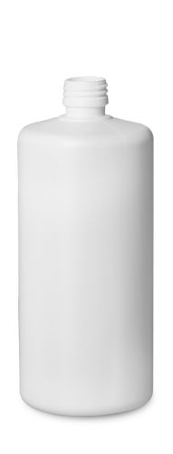 800 ml HDPE zylindrische Rundflasche