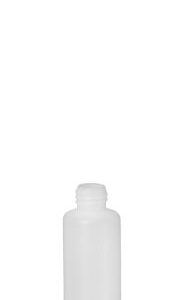 50 ml HDPE zylindrische Rundflasche