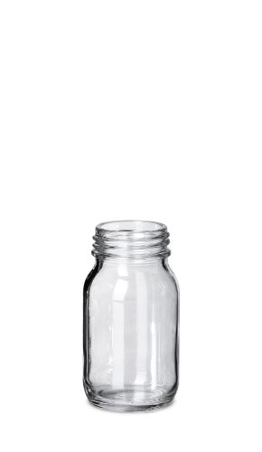 100 ml glass jar Widemouth glass