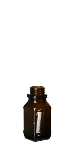 100 ml bottle Glas wide mouth bottle